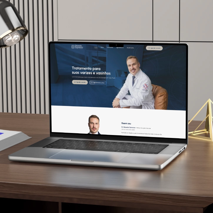 Logo, Identidade Visual e Landing Page - Dr. Eduardo Sanvesso